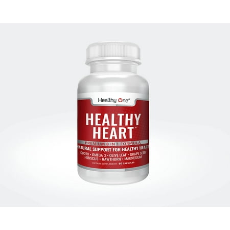 Healthy Heart Supplement | 8 All-Natural Ingredients | Helps Manage Wellness & Health | Improve Blood Flow (60)