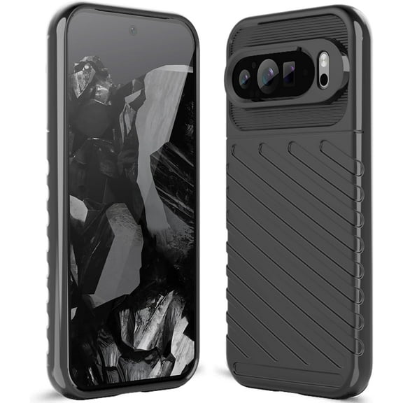 PINHEN for Pixel 9-Pro-XL Case: Shock Absorption Anti Scratch Heavy Duty Durable Drop Protection Cell Phone Cover for Google Pixel 9 Pro XL