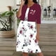 thumbnail image 3 of Conjunto de dos piezas de verano para mujer, cuello redondo, elegante, con tirantes, y cárdigan de media manga, conjunto de tops Wmkox8yi  bvn880, 3 of 5