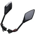 thumbnail image 2 of 1 Pair Universal Motorcycle Led Turn Signals 5 Colors Available Rearview Mirrors Scooter Indicator Mirror, 2 of 8