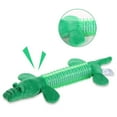 thumbnail image 2 of vecelo Plush Pet Toys with Soft, Durable Fabric for Small, Medium, and Large Pets, No Stuffing for Indoor and Outdoor Play, Supports Active Biting and Play - Hippo Middle, Green, 2 of 7