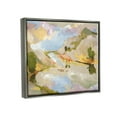 thumbnail image 6 of Stupell Industries Abstract Mountain Reflection Painting Painting Luster Gray Floating Framed Canvas Print Wall Art, Design by Trevor Copenhaver, 6 of 8