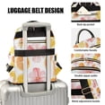 thumbnail image 3 of FORMRS Mini Backpack Purse for Women Travel Daypack Casual Shoulder Bag, Floral Orange, 3 of 7