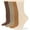 Brown, Khaki, Golden Brown, Light Beige (A15), variant on Women's Cotton Dress Socks - 4 Pack Large - Solid Casual Crew Calf, Brown, Khaki, Golden Brown, Light Beige, Sock Size 10-12 Shoe Size 8-12 L