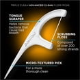 thumbnail image 3 of DenTek Triple Clean Advanced Clean - Púas de hilo dental, sin roturas y sin triturar, 150 unidades Dentek 1, 3 of 5