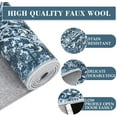 thumbnail image 2 of GlowSol 8' x 10' Large Vintage Medallion Area Rugs Washable Floral Rug Soft Low Pile Non-Slip Area Rugs for Living Room Bedroom, Blue, 2 of 6