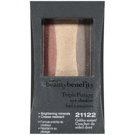 Wet N Wild Beauty Benefits Triple Fusion Eye Shadow, 21122 Golden Sunset