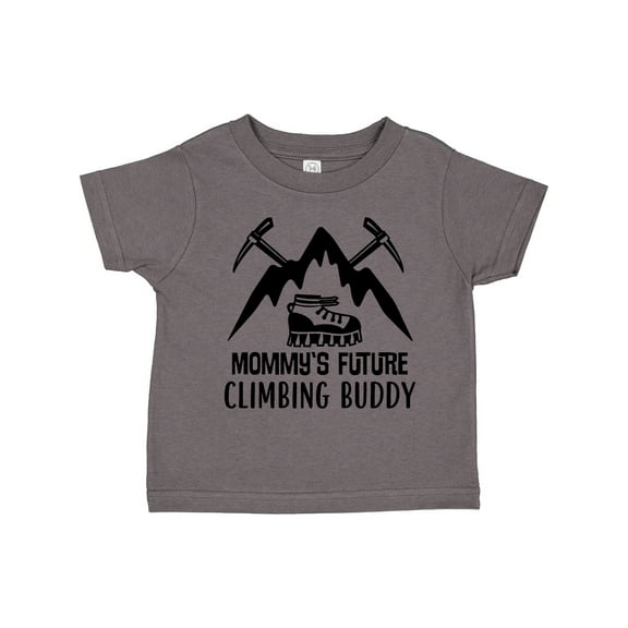 Inktastic Rock Climber Mommy Climbing Buddy Boys or Girls Toddler T-Shirt