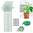 thumbnail image 6 of oshhnii 6 Pieces Plant Support Stakes Set for Garden with Twisting Ties and Plant Strap 39.7inch 100cm, 6 of 8
