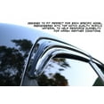 thumbnail image 3 of Ikon Motorsports Compatible with 07-11 Toyota Camry MU Style Acrylic Window Vent Visor Deflector Rain Guard 4Pc Set Outside Mount  2007 2008 2009 2010 2011, 3 of 5