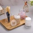 thumbnail image 4 of SNNROO Lot de 4 Distributeurs de Cotons-Tiges - Tampons Ronds en Plastique Transparent avec Couvercles pour Rangement et Organisation de Salle de Bain, 4 of 8
