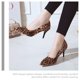 thumbnail image 4 of 1 par de mujeres Puntuados tacones de tacones altos zapatos leopardo tacón alto zapatos individuales tacones altos, 4 of 4