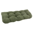 thumbnail image 2 of 42-inch by 19-inch U-Shaped Micro Suede Polyester Tufted Settee/Bench Cushion - Spice, 2 of 5