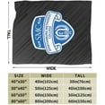thumbnail image 3 of Spartanburg A Methodist College Logo Fleece Blanket, Very Soft Microfiber Flannel Blanket for Couch Warm and Cozy for All Seasons, 3 of 6