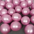 thumbnail image 5 of Globo rosa de metal de cromo 12 pulgadas 50 piezas KIRIKOU Globo de látex cumpleaños boda aniversario ducha de bebé graduación fiesta de Navidad decorada con Globo de helio, 5 of 5