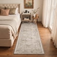 thumbnail image 5 of GENIMO 2'x7' Runner Rug, Washable Non Slip Soft Persian Hallway Runner for Kitchen Entryway Laundry Room, Khaki, 5 of 11
