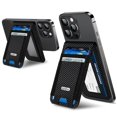 thumbnail image 1 of Soporte tipo cartera Magsafe ExtreLife para iPhone 16/15/14/13/12, negro, 1 of 8
