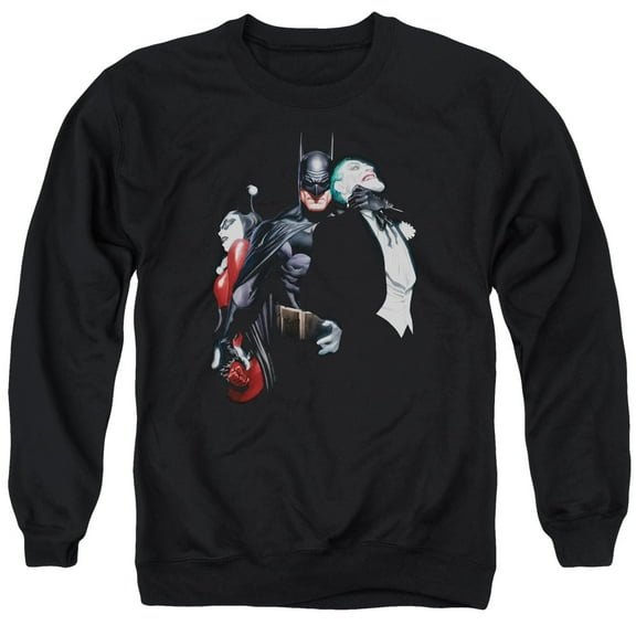 Batman - Joker Harley Choke - Crewneck Sweatshirt - Large