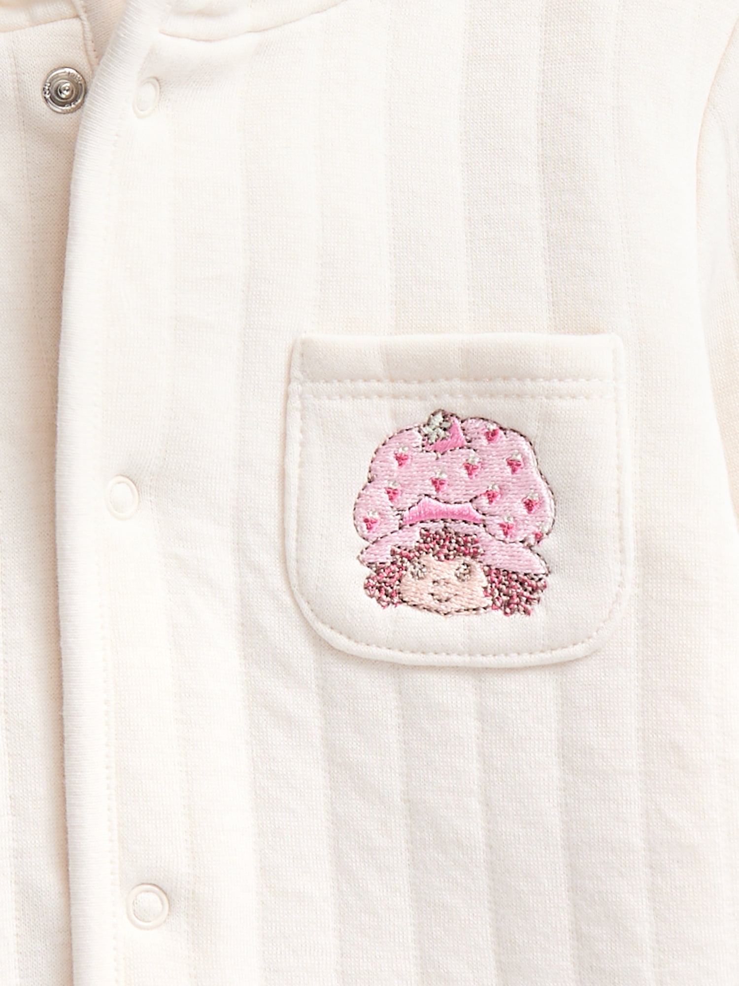 Strawberry Shortcake Baby Hooded Cardigan, Bodysuit and Pants, 3-Piece Outfit Set, Sizes Newborn-18M