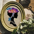 thumbnail image 6 of Silhouette Women Stencil 11.7x8.3 inch Beauty Lady Stencil Plastic Girl Wear Flowers Hat Pattern Stencils Reusable DIY Art and Craft Women Face Stencils for Home Wall Painting Decor, 6 of 9