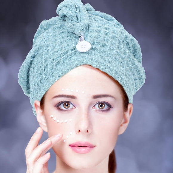 SWETRACE Gorro Para Cabello Azul Microfibra Suave Facil Y Efectivo