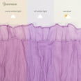 thumbnail image 4 of 12 Pack 35 x 120 inch Long Boho Cheese Cloth Gauze Table Runners Semi Sheer Table Runner for Wedding Decor, 4 of 6