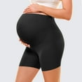 thumbnail image 5 of Women's Maternity Yoga Shorts Over The Belly Bump Summer Workout Running Active Short Pants, 5 of 5