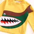thumbnail image 5 of LRen Bathing Suits Kids Boys Swim Set with Swim Trunks Bathing Suit Long Sleeve Swim Shirt Quick Dry Rash Guard Swimsuit Kids Swimwear, 5 of 5