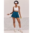 thumbnail image 3 of PINSPARK Women Pleated Tennis Skirt High Waist Golf Skorts with 2 Pockets Pickleball Skirts with Inner Shorts, 3 of 6