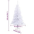 thumbnail image 5 of vidaXL Artificial Pre-lit Christmas Tree with Stand 150 cm 380 Branches, 5 of 5