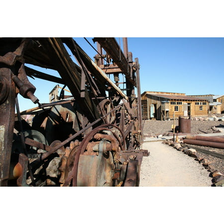 Canvas Print Ghost Town USA Arizona Castle Dome Quartzsite Stretched Canvas 10 x (Best Ghost Towns In Arizona)