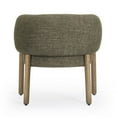 thumbnail image 5 of Foxy Olive Green Textured Fabric Accent Chair, 5 of 8