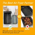 thumbnail image 3 of 2PCS Silicone Pan For Ninja Double Air Fryer Liners, 3 of 5