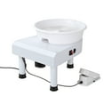 thumbnail image 2 of Happydeer 9.85" Pottery Wheel for Adults Beginners, 350W Electric DIY Clay Tool with Foot Pedal and Detachable Basin, Extremely Variable Speed Electric Wheel for Pottery Art Craft DIY, 2 of 7