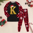 thumbnail image 2 of Huesdet Ensemble pour Garçons et Filles Pantalon Long Manches Longues Col Rond Imprimé 3D (6-7 Ans, Noir), 2 of 4