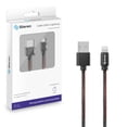 thumbnail image 2 of Cable Usb A Lightning 1,2 M Forro De Mezclilla | Pod-409 Steren POD-409, 2 of 2