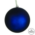 thumbnail image 3 of Vickerman 3" Midnight Blue Matte Ball Ornament, 12 per Bag, 3 of 5