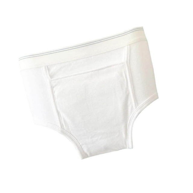 Maoww Washable Absorbency Incontinence Aid Cotton Underwear Briefs for Men XXL