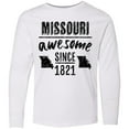thumbnail image 3 of Inktastic Missouri Awesome Since 1821 Long Sleeve Youth T-Shirt, 3 of 5