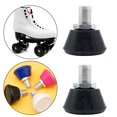 thumbnail image 3 of 2Pack Premium PU Patines Top Stopper Skate Bloque de freno Bloqueador Tapón Negro Sunnimix Topes de los pies de los patines, 3 of 8