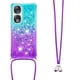 thumbnail image 3 of Funda para Honor 90 5G Brillantina Líquida Divertida Reluciente y con Cristales en Movimiento Cuerpo Cruzado con Cordón Ajustable, 3 of 5