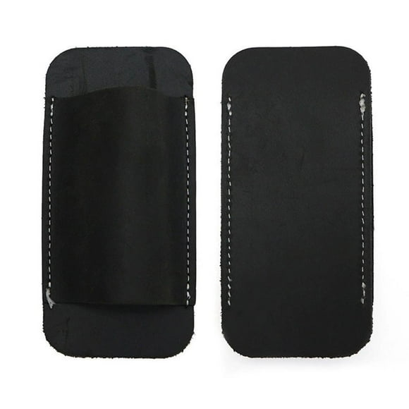 Feltree Hanging Leather Knife Waist Pouch Through Waist Leather Holster Outdoor Hanging Leather Knife