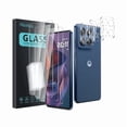 thumbnail image 1 of ccwonima 3 Pack Tempered Glass Screen Protector for Motorola Moto G Stylus 5G 2025 + 3 Pack Camera Lens Protector, Anti-Fingerprint, 9H Hardness, ScratchResistant, Easy to install, Case Friendly, 1 of 1