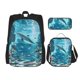 thumbnail image 1 of Easygdp Underwater Dolphin Scene Mochila para Niños y Niñas con Set de Caja de Almuerzo y Estuche para Lápices 3 en 1, Mochila Escolar Estampada para Adolescentes, 1 of 7