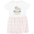 thumbnail image 3 of Inktastic I Am Fearfully and Wonderfully Made Cute Elephants Girls Toddler Dress, 3 of 5