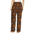 thumbnail image 3 of Xecao 60s and 70s Aesthetic1 Women's Straight Lounge Pajama Pants: The Epitome of Relaxed Sleepwear, 3 of 9