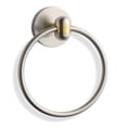 thumbnail image 1 of Allied Brass Tango Collection Towel Ring Black Black Finish, 1 of 3
