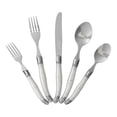 thumbnail image 2 of French Home Laguiole 20 Piece Stainless Steel Flatware Set, Service for 4, Pearl White, 2 of 5