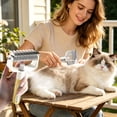 thumbnail image 6 of MMJ Pet Grooming Comb with Spray, Detangler Dematting Brush, for Dogs Cats, Undercoat Rake, 6.7in, 6 of 7