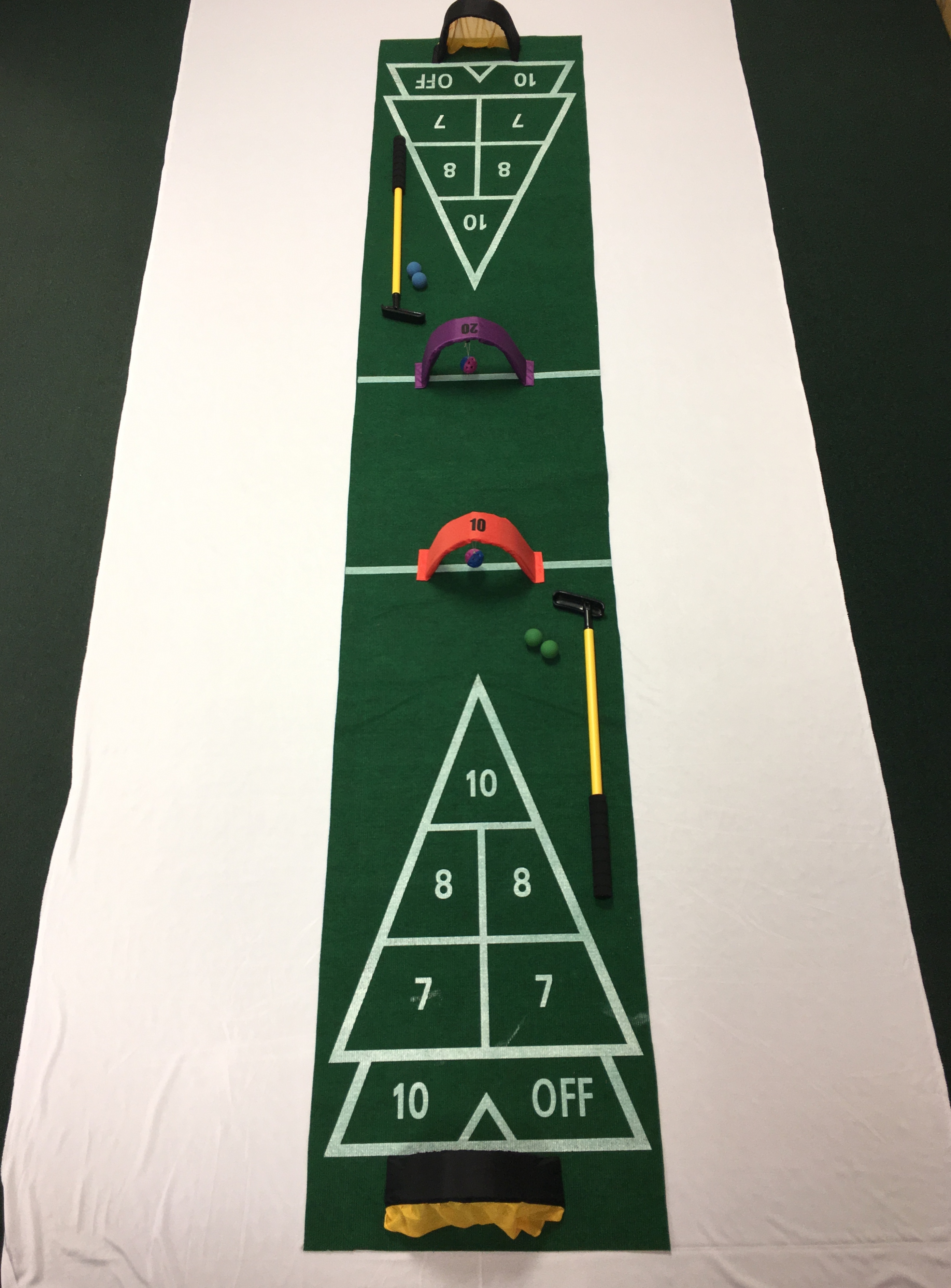 Everrich EVC0142 Shuffle Board / Golf Putting Mat